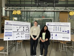 Kyra Bowden and Sayantika Roy presented their epilepsy research